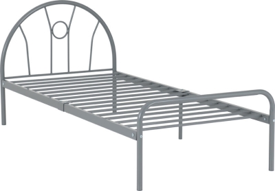 Image: 6969 - Nova Single Bed - Silver